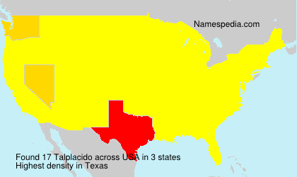 Surname Talplacido in USA Surname Talplacido in USA