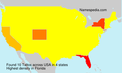 Surname Taltos in USA