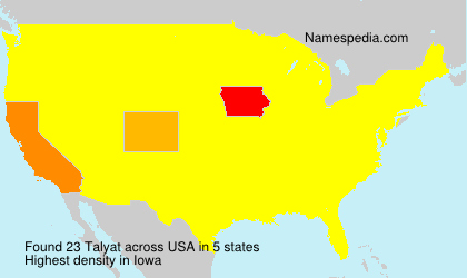Surname Talyat in USA