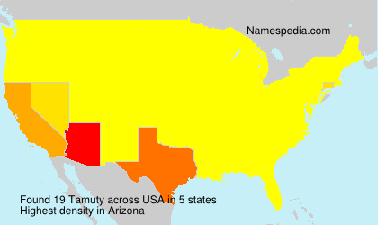 Surname Tamuty in USA