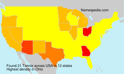 Surname Tannie in USA
