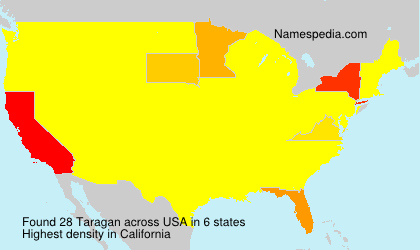 Surname Taragan in USA