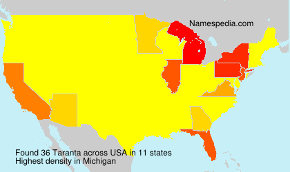 Surname Taranta in USA
