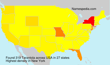 Surname Tarantola in USA