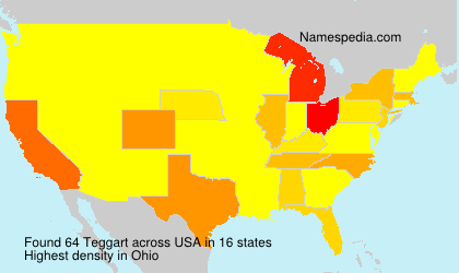 Surname Teggart in USA