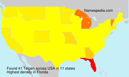 Surname Telgen in USA