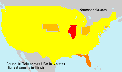 Surname Telu in USA