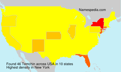 Surname Temchin in USA