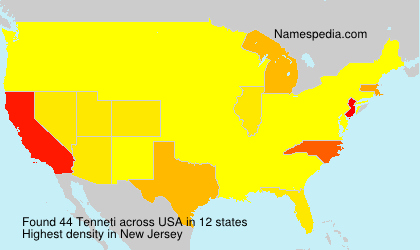 Surname Tenneti in USA