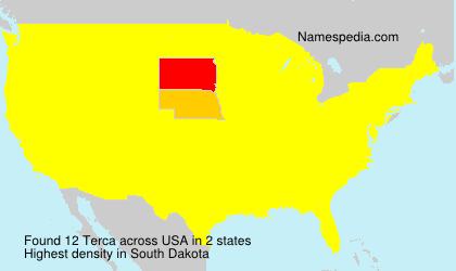 Surname Terca in USA Surname Terca in USA