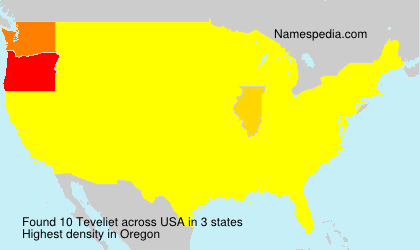 Surname Teveliet in USA