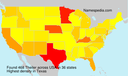 Surname Theiler in USA