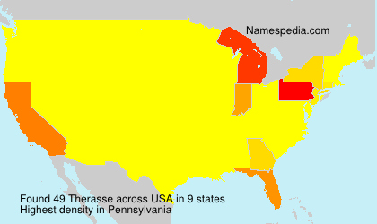 Surname Therasse in USA