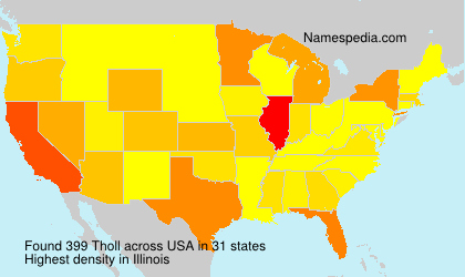 Surname Tholl in USA