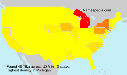 Surname Tika in USA