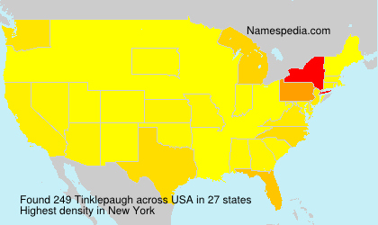 Surname Tinklepaugh in USA Surname Tinklepaugh in USA