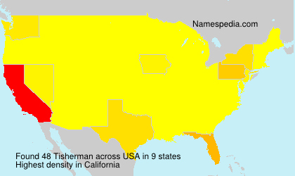 Surname Tisherman in USA Surname Tisherman in USA
