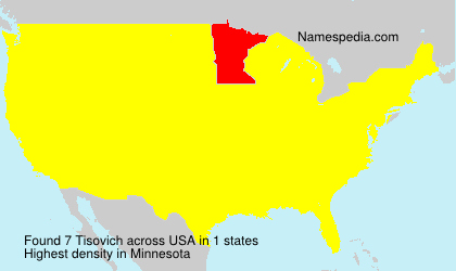 Surname Tisovich in USA Surname Tisovich in USA