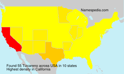 Surname Tizcareno in USA
