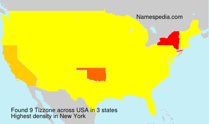 Surname Tizzone in USA