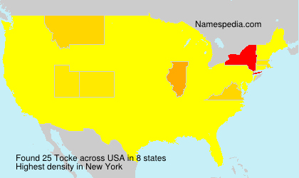 Surname Tocke in USA
