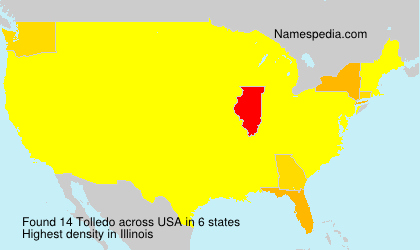 Surname Tolledo in USA Surname Tolledo in USA