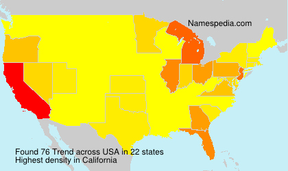 Surname Trend in USA