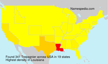 Surname Trepagnier in USA Surname Trepagnier in USA
