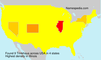 Surname Trinkhaus in USA