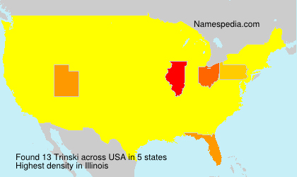 Surname Trinski in USA Surname Trinski in USA