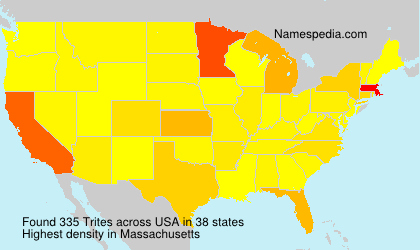Surname Trites in USA