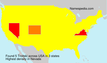 Surname Troitski in USA