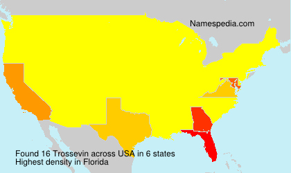 Surname Trossevin in USA