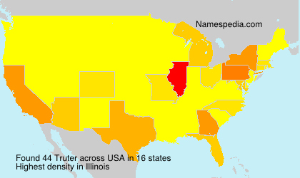 Surname Truter in USA
