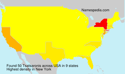 Surname Tsatsaronis in USA Surname Tsatsaronis in USA