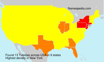 Surname Tulsidas in USA