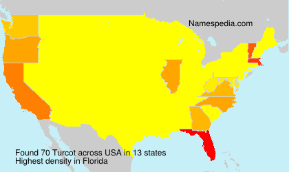 Surname Turcot in USA