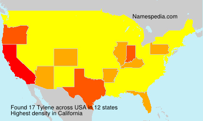 Surname Tylene in USA