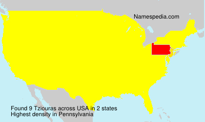 Surname Tziouras in USA Surname Tziouras in USA