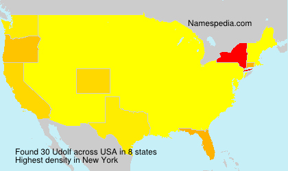 Surname Udolf in USA