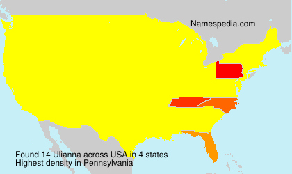 Surname Ulianna in USA Surname Ulianna in USA