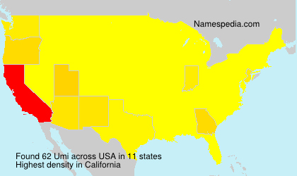 Surname Umi in USA