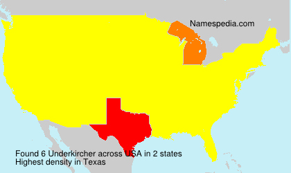 Surname Underkircher in USA