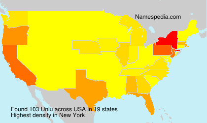 Surname Unlu in USA