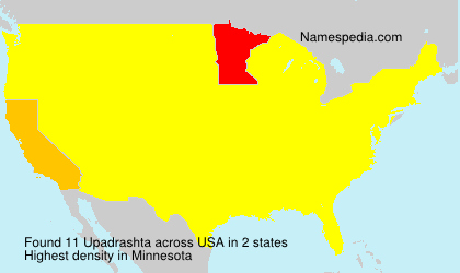 Surname Upadrashta in USA