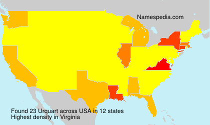 Surname Urquart in USA