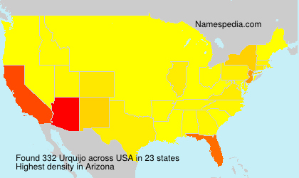 Surname Urquijo in USA