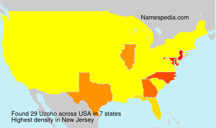 Surname Uzoho in USA