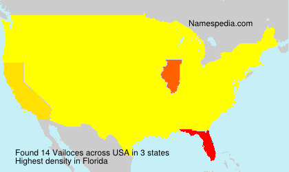 Surname Vailoces in USA Surname Vailoces in USA