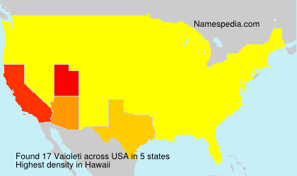 Surname Vaioleti in USA Surname Vaioleti in USA